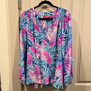 Lilly Pulitzer Elsa Top size XL